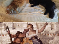Кошки и искусство